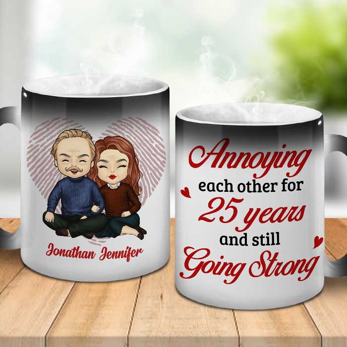Husband Wife Still Going Strong – Personalized Color Changing Mug – Gift For Couples, Husband Wife