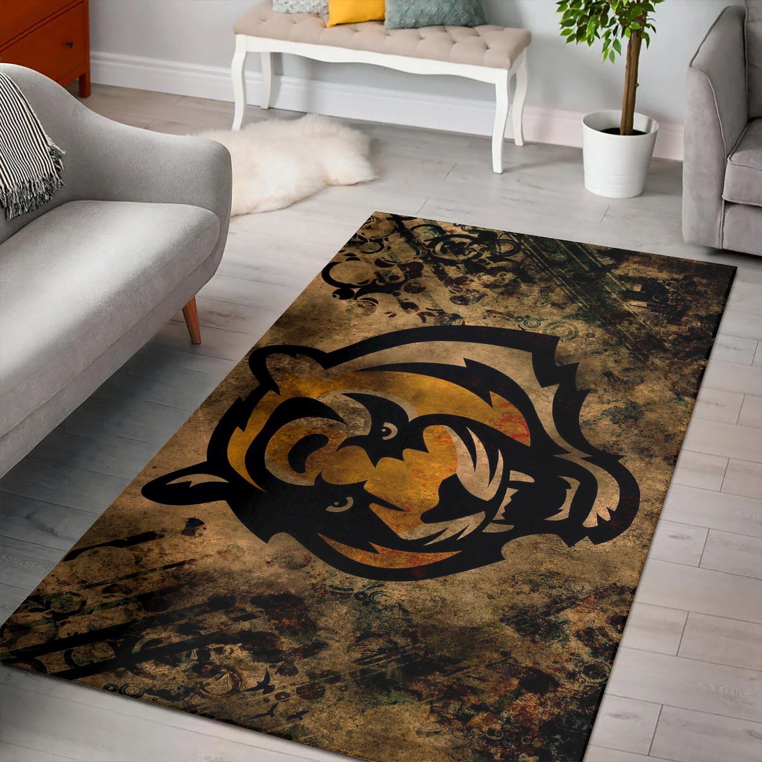 Windows Cincinnati Bengals Rug, Area Rug, Floor Decor