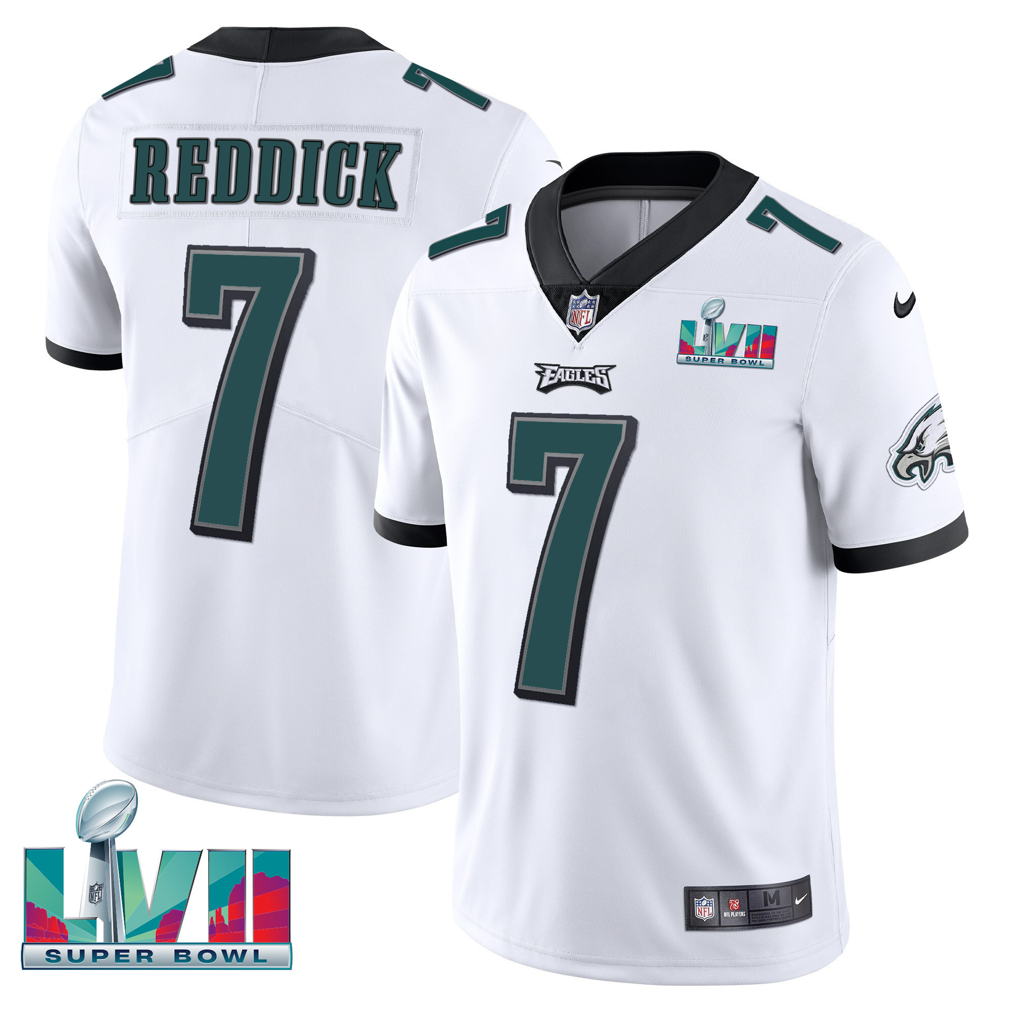 Haason Reddick Philadelphia Eagles Super Bowl Patch Jersey – All Stitched