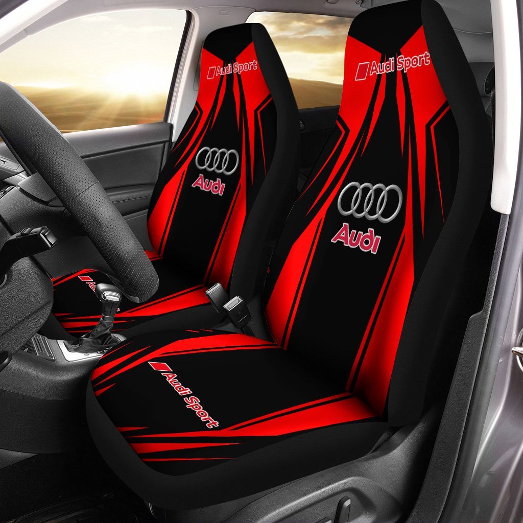 Audi Sport NTH-HA Car Seat Cover (Set of 2) Ver 1 (Red)