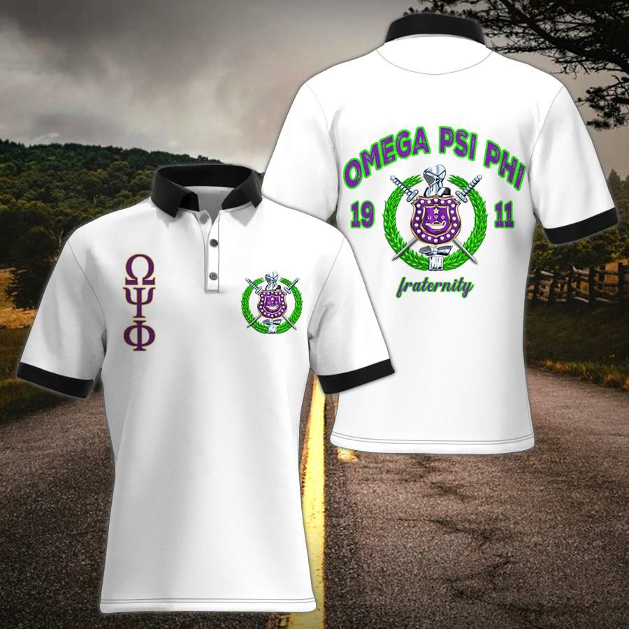 Omega Psi Phi Polo Shirt Txtrend Shop