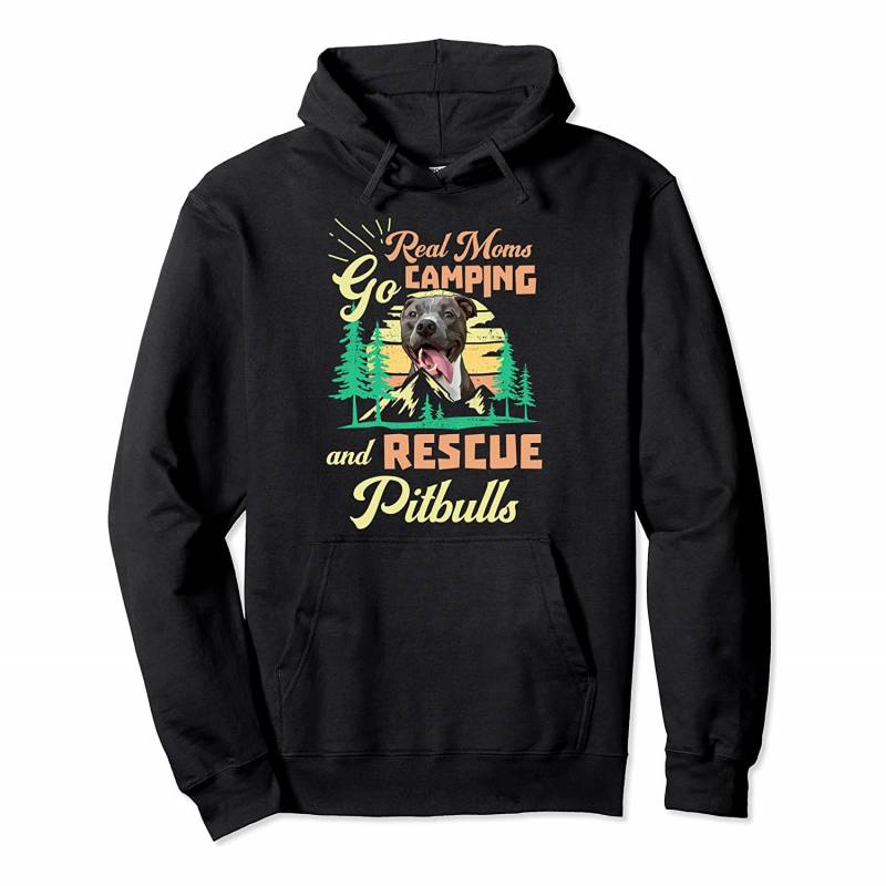 Awesome Moms Go Camping and Rescue Pitbulls Pet Animal Gift Pullover Hoodie, T-Shirt, Sweatshirt, Tank Top, Racerback, Dolman