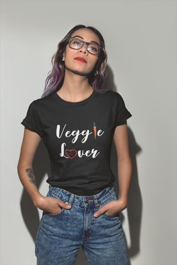 Womens Veggie Lover 2 T Shirt Vegan Tee Animal Lovers Vegetarian T Shirt Love For The Animals