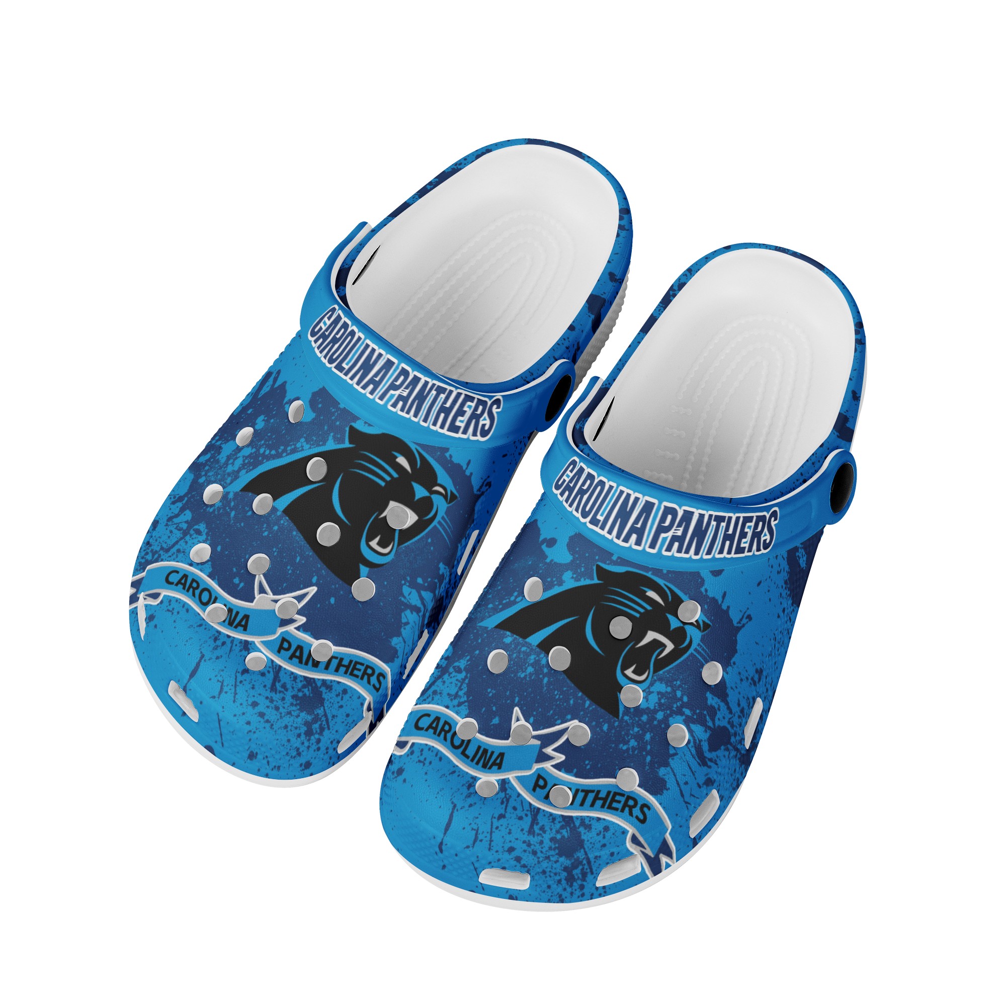 Carolina Panthers Shoes Cute Style#3 Crocs Shoes For Fans