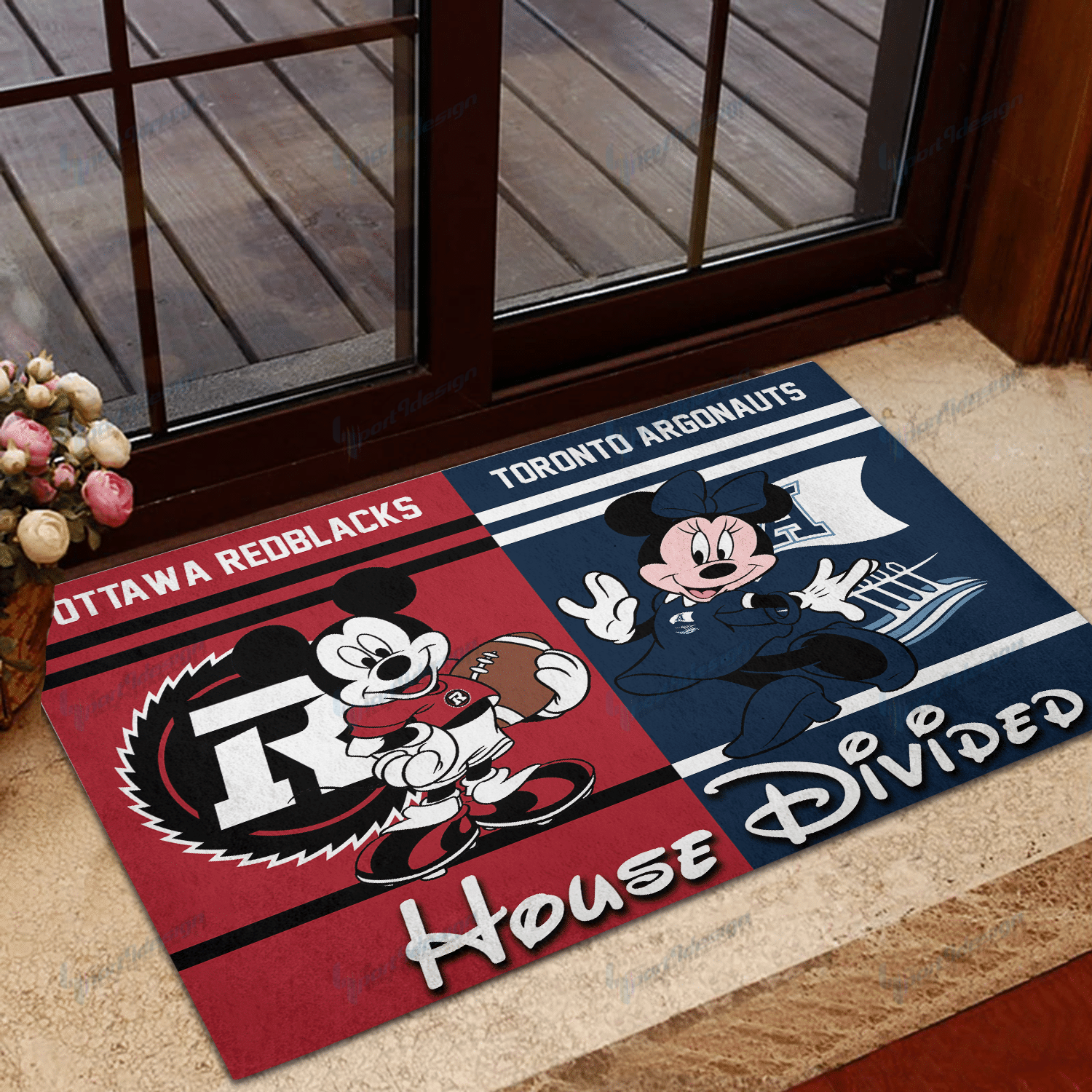 CFL | House Divided | Mickey & Minnie Custom Doormat 28