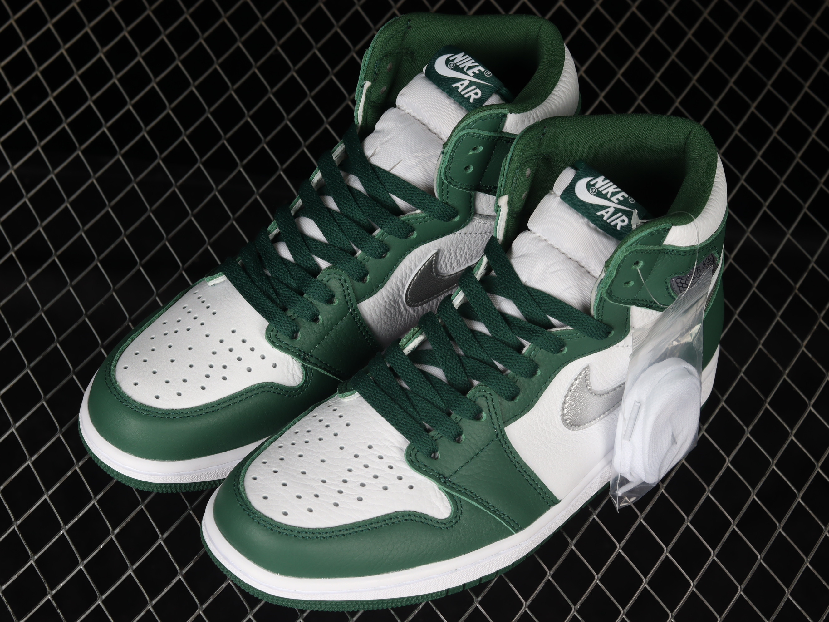 Nike JD 1 Retro High OG Gorge Green Shoes Sneakers SNK128829193