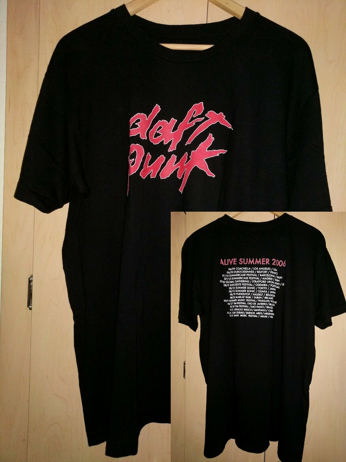 Vintage UNWORN DAFT PUNK ALIVE Tour T-Shirt