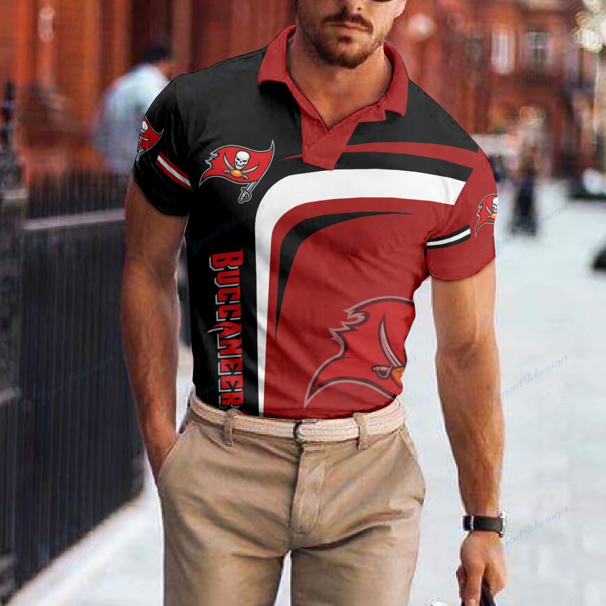 Tampa Bay Buccaneers Polo T-shirt 032