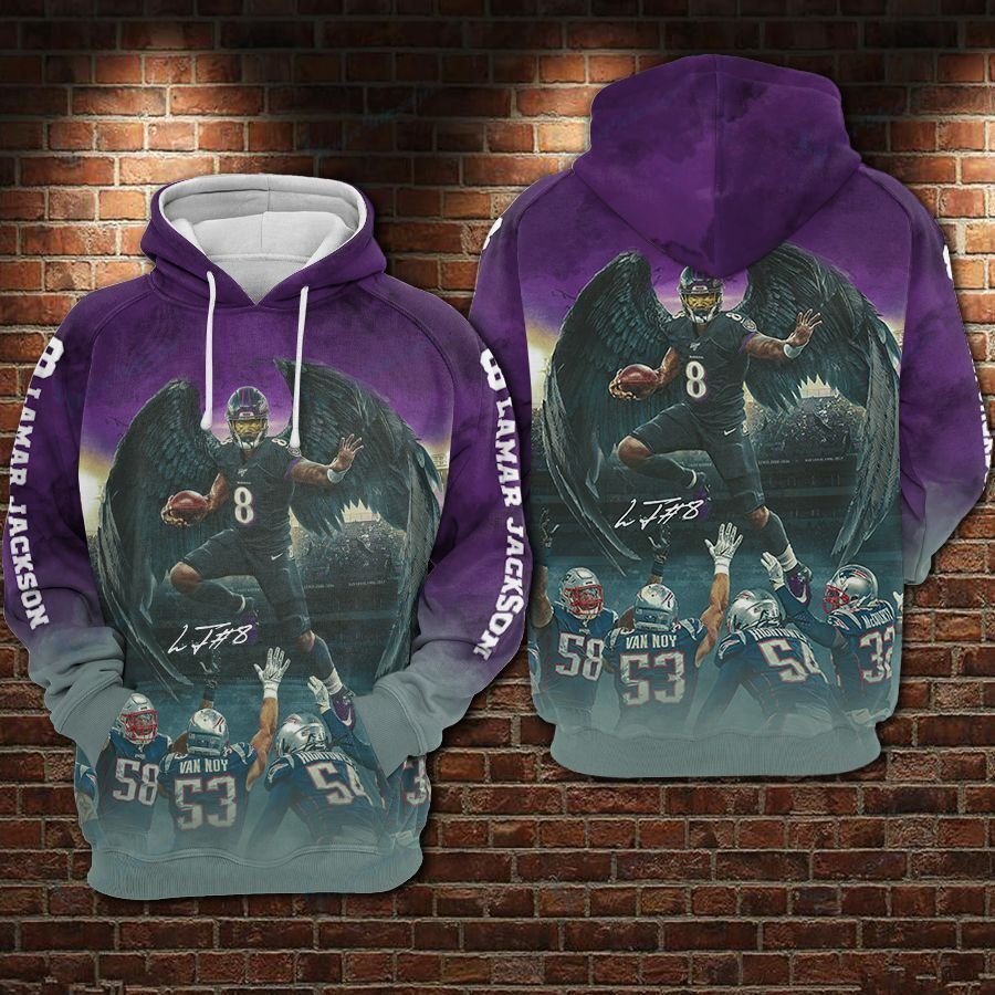 Lamar Jackson – Baltimore Ravens Limited Hoodie 676