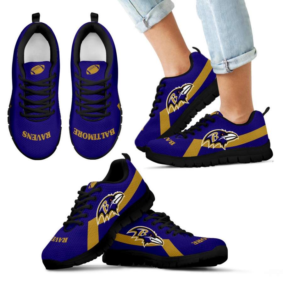 Baltimore Ravens Line Logo Sneakers