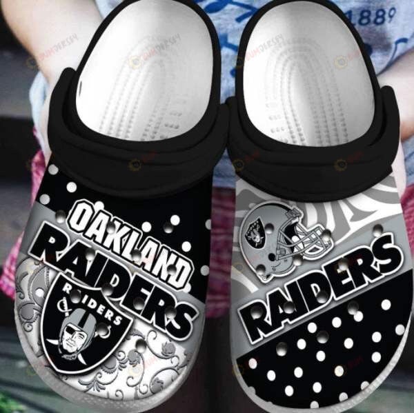 Las Vegas Raiders Crocband Crocs Crocband Clog Comfortable Water Shoes – Aop Clog