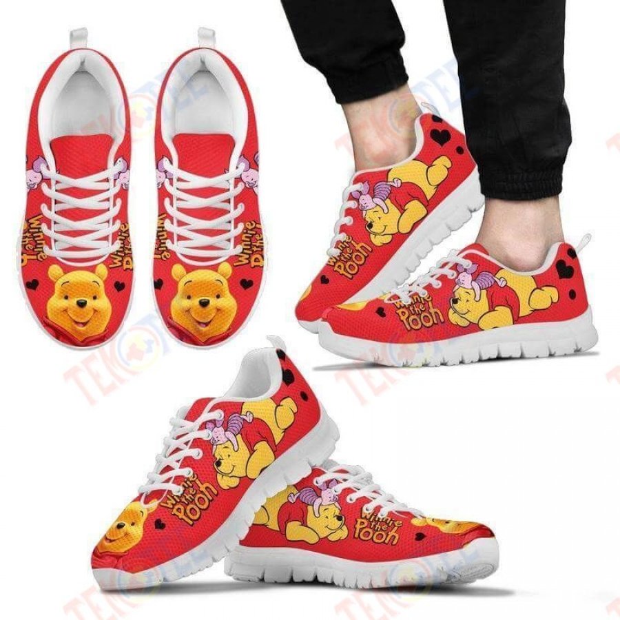 Mens Womens Winnie The Pooh Cute Unisex Sneakers Trending Brand Custom Running Shoes For Men Women TDT770