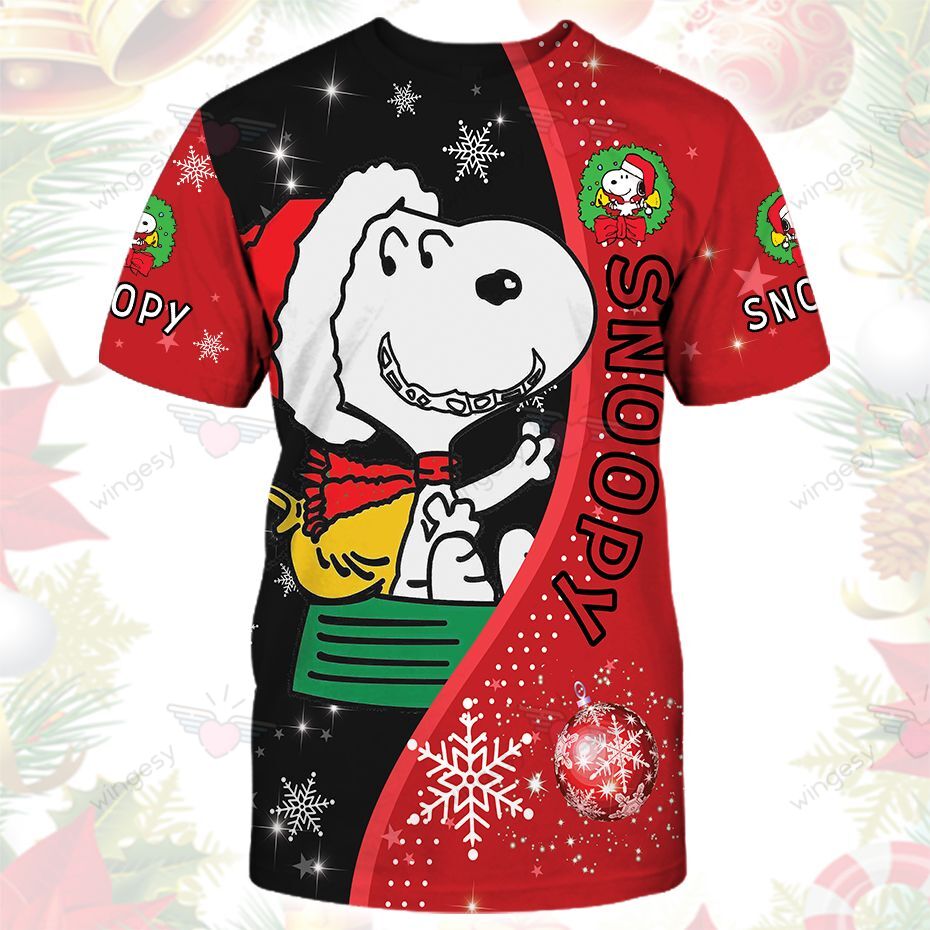Snoopy Cartoon Cartoon Christmas Snp abc Hoodie-QT011071Ha