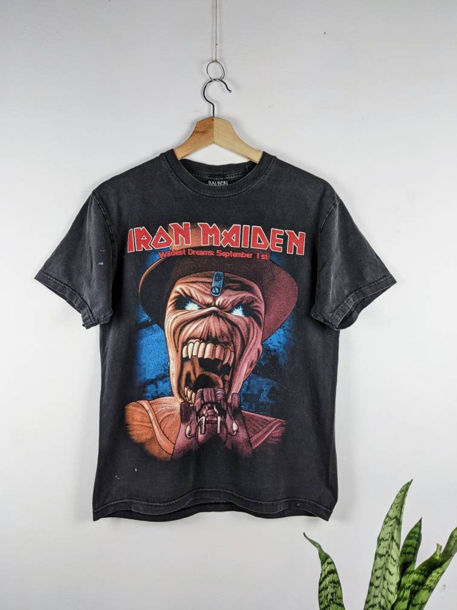 Vintage Iron Maiden Merch Wildest Dreams September 1 Stt-shirt