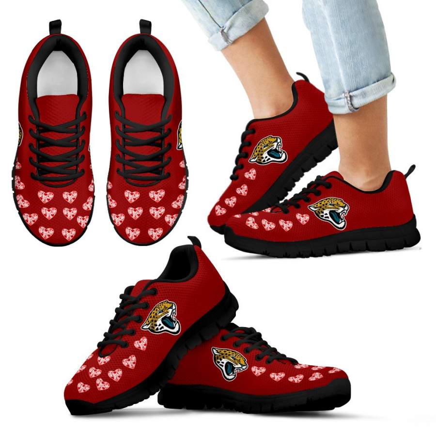 Love Extreme Emotion Pretty Logo Jacksonville Jaguars Sneakers