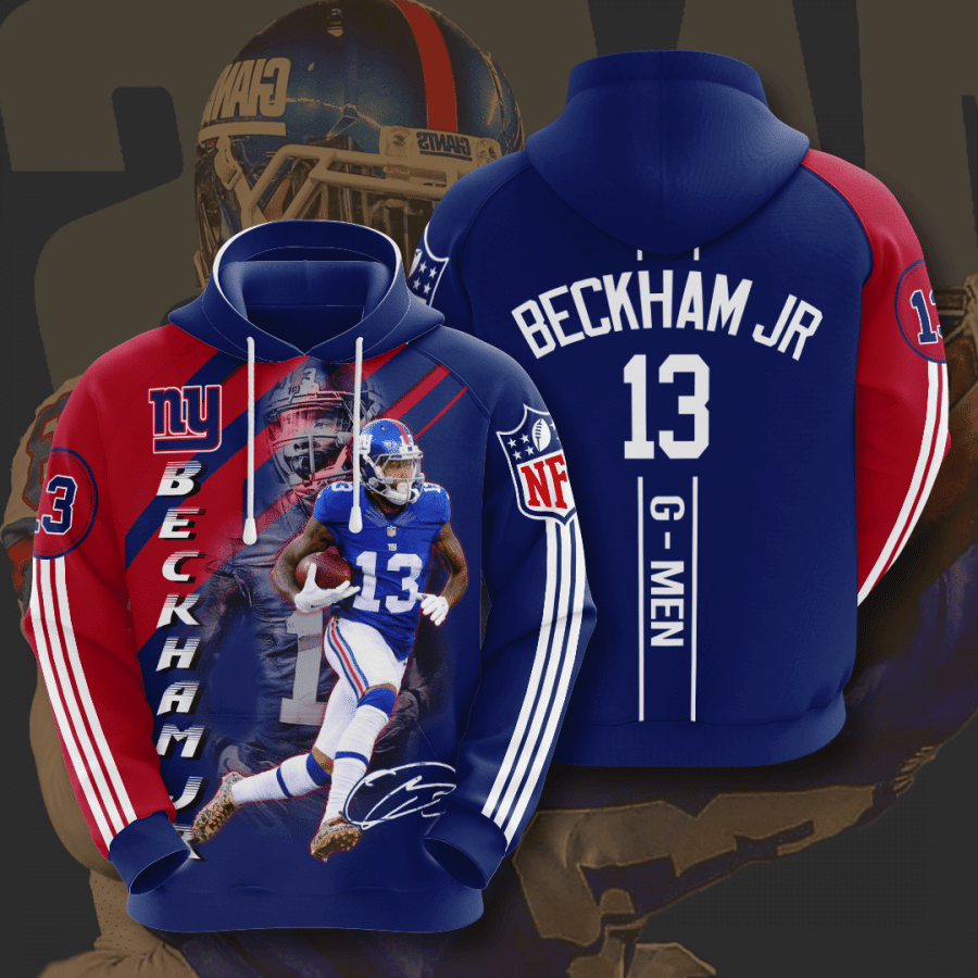 New York Giants Beckham Jr 42 Unisex 3D Hoodie Gift For Fans