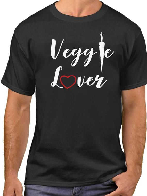 Men S Veggie Lover T Shirt Vegan Tee Animal Lovers Vegetarian T Shirt Love For The Animals