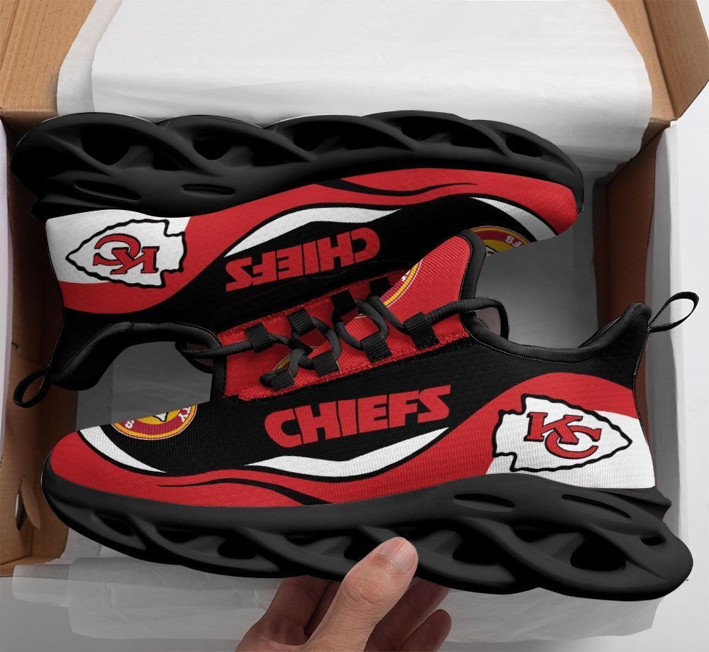 Kansas City Chiefs Yezy Running Sneakers Art 1850