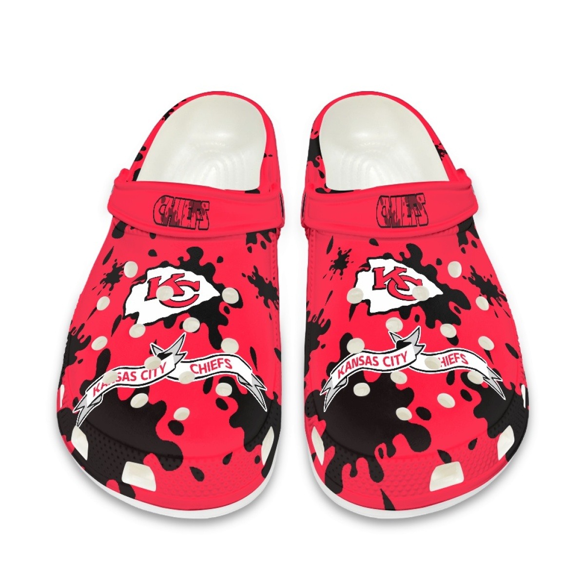 Kansas City Chiefs Crocs Shoes Cute Style#3 Shoes For Fans