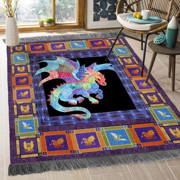 Dragon Floor Overlay Home Decor Rect …