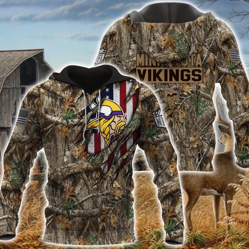 12-Minnesota Vikings– TShirt, Hoodie, Sweatshirt… Realtree Camo