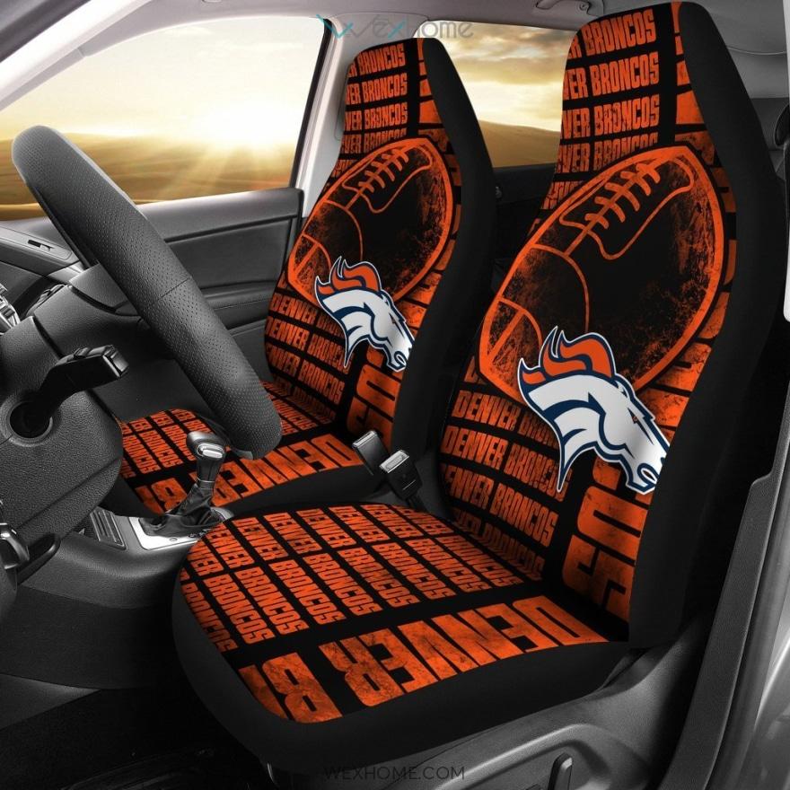 The Victory Denver Broncos Car Seat Covers Unique Car Gift 2021