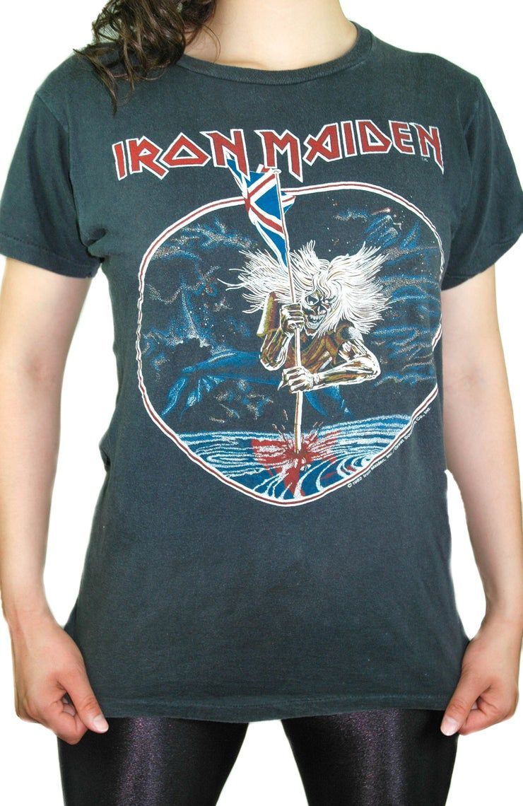 Vintage Iron Maiden Shirt 1982 Beast On The Road Concert Shirt Band Iron Maiden Shirt