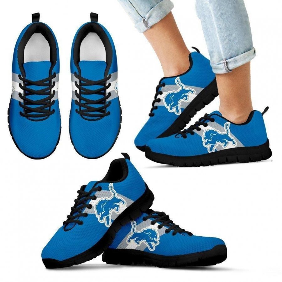 Three Colors Vertical Detroit Lions Sneakers #900