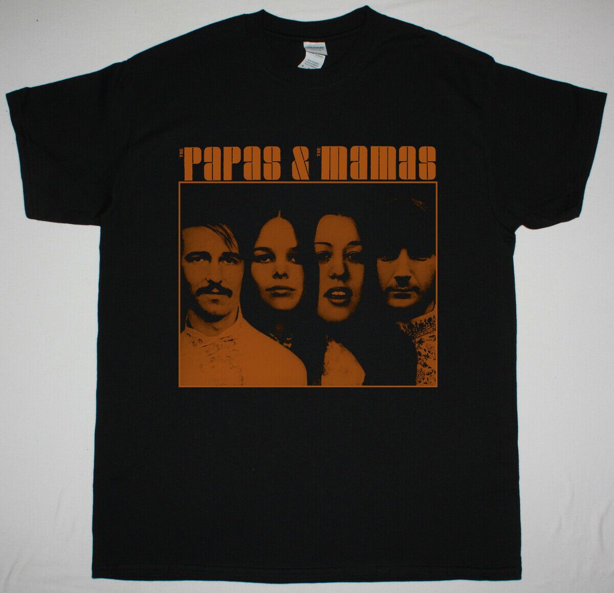 Vintage The Mamas And The Papas The Papas & The Mamas 1968 Black T Shirt