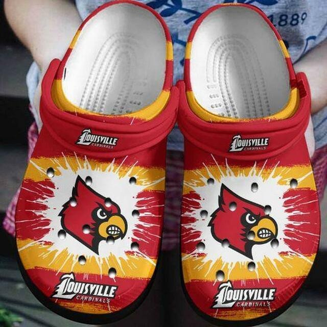 Louisville Cardinals Crocss Crocband Clog Comfortable Water Shoes