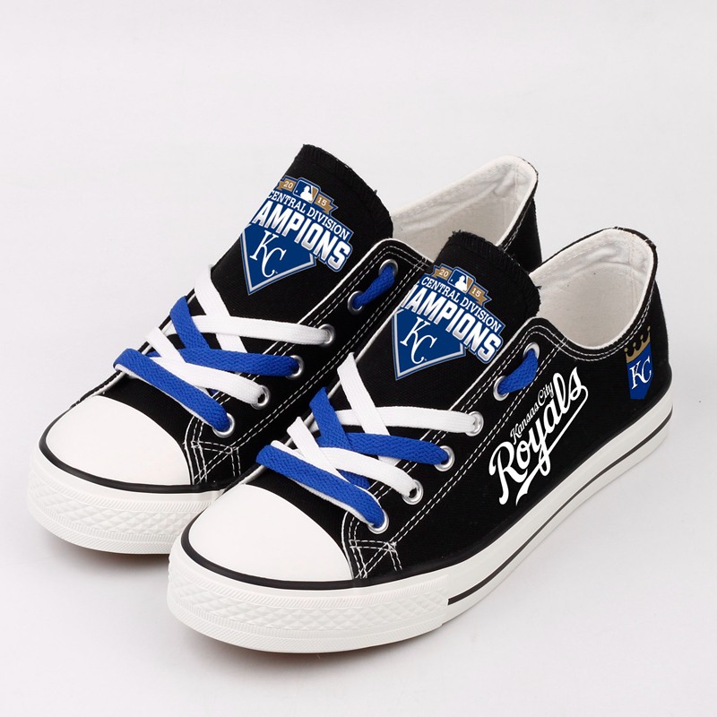 Kansas City Royals Canvas Shoes Limited Champion Design Sneakers