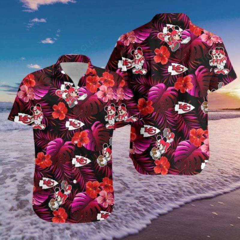 Kansas City Chiefs Flower Hawaii 3D Shirt With Shorts KSCC3D03180620