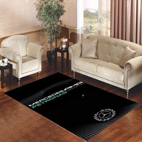 Mercedes Amg Petronas Racing Team Living Room Carpet Rugs