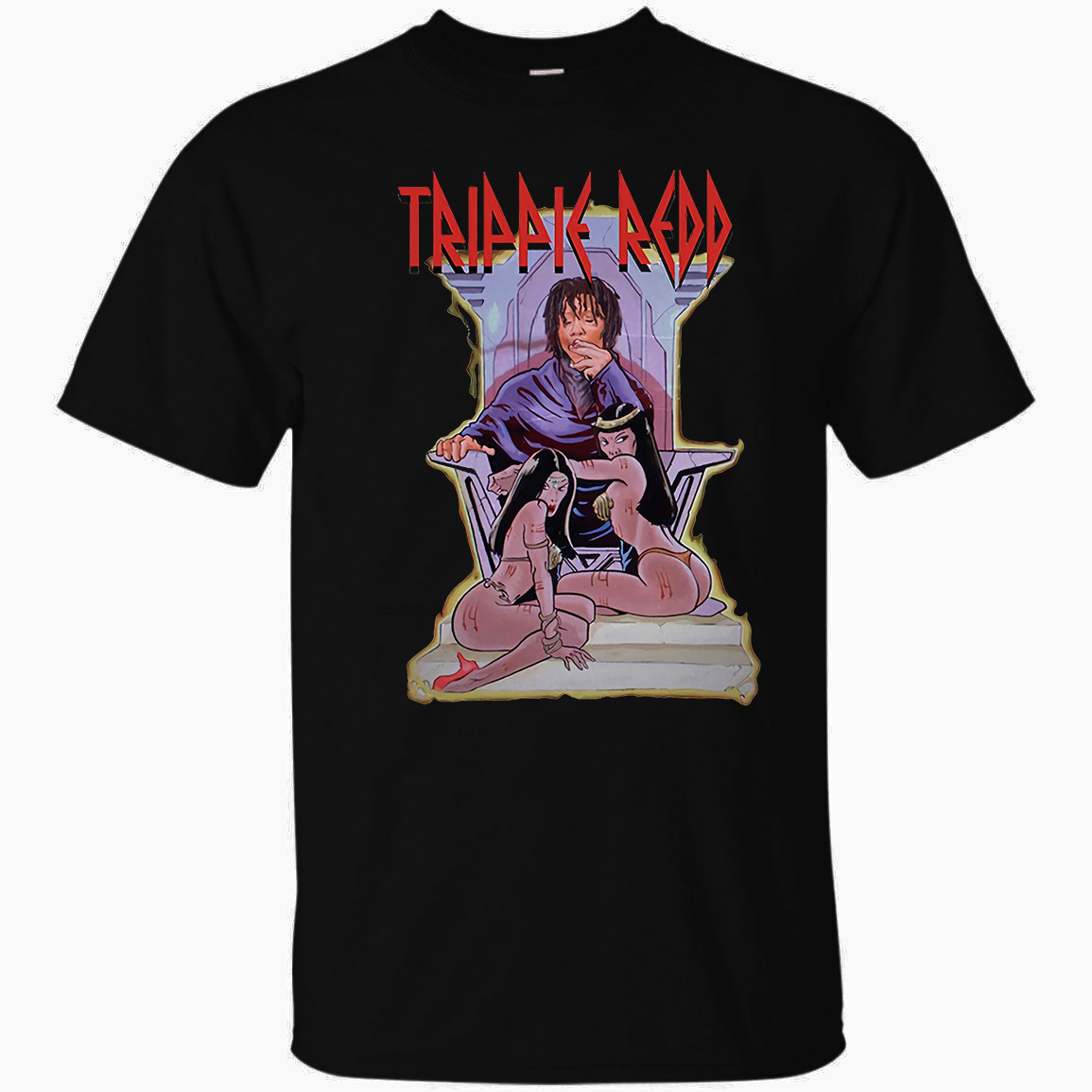 Vintage Trippie Redd Lifes A Trip Black Men Size S-234XL Unisex T-Shirt