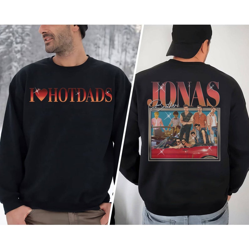 Jonas Brothers Double Sided Sweatshirt, Jonas Brothers Tour Sweater, Jonas Brothers Shirt, Sweater, Hoodie