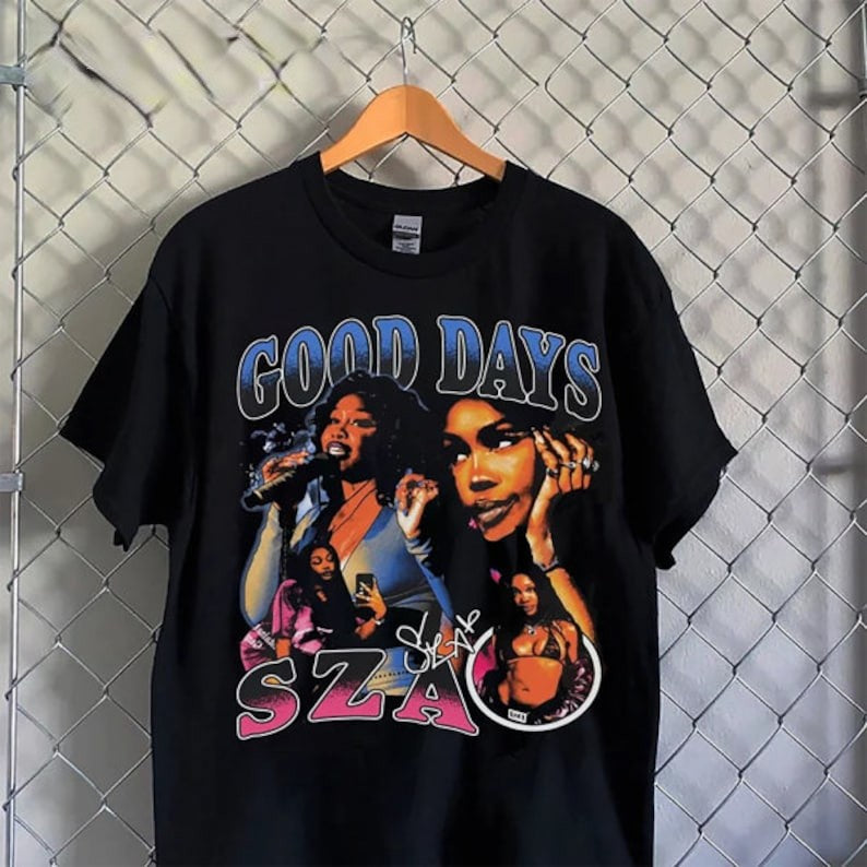 Vintage Sza Good Days Shirt, Sza 90S Shirt, Sza New Bootleg 90S T-Shirt, Ctrl T Shirt, Sza Rap Tee, Unisex T Shirt