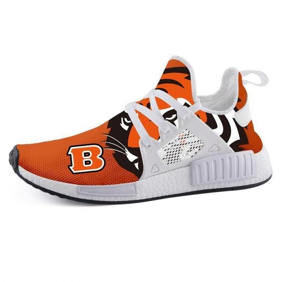 TeeDCMA Cincinnati Bengals NMD XR1 Lightweight Sneakers, Cincinnati Bengals Running Shoes