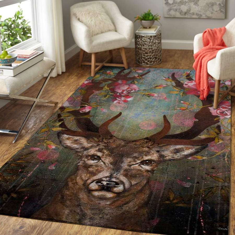 Art Of Deer Area Rug, OFD 1910166