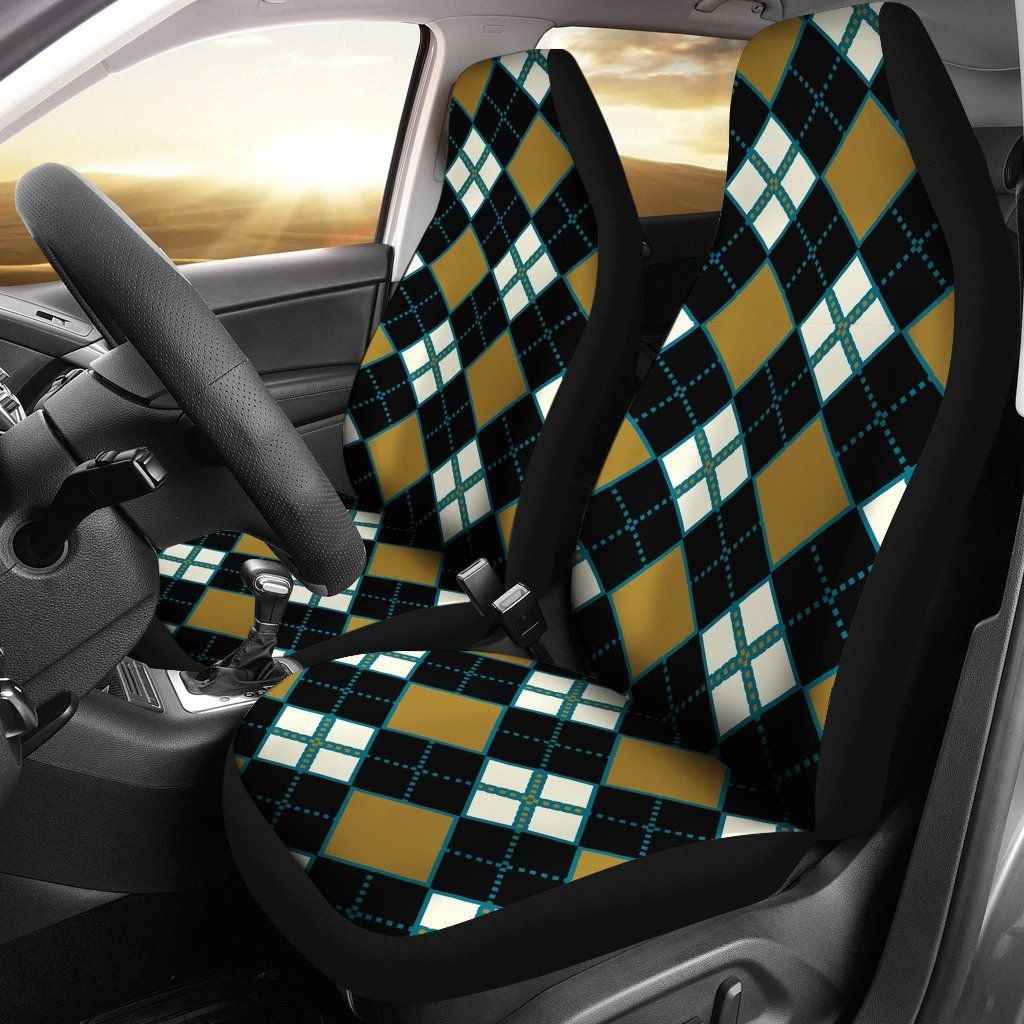 Jacksonville Jaguars Fans Car Seat Covers Argyle Jaguars Football