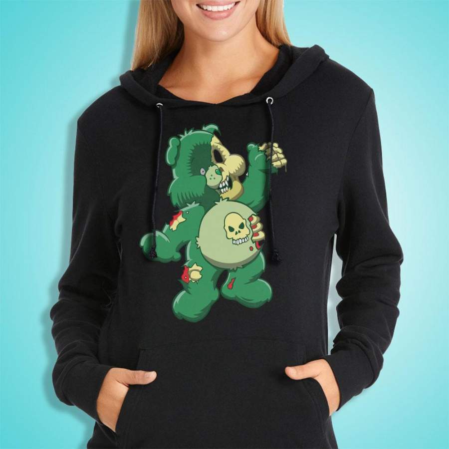 Zombie Care Bear Halloween Women’S Hoodie