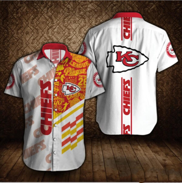 Kansas City Chiefs Button Shirt Bb756