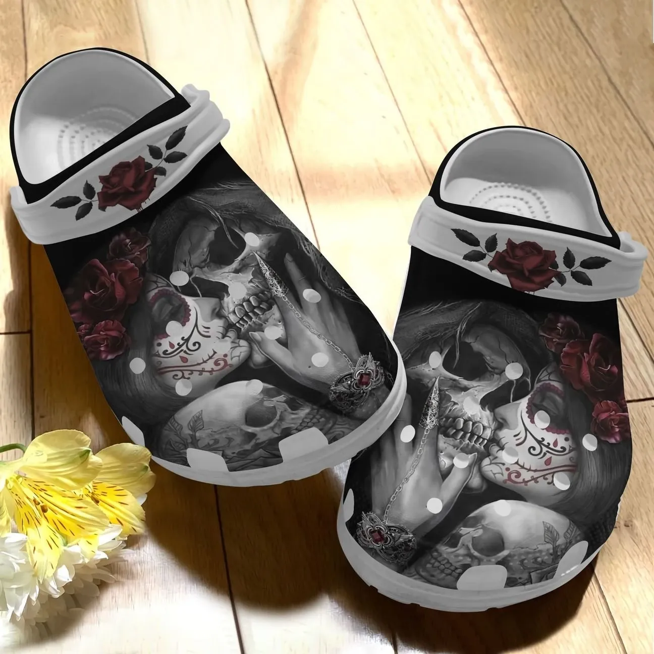 Skull Personalized Clog Custom Crocs &hellip;