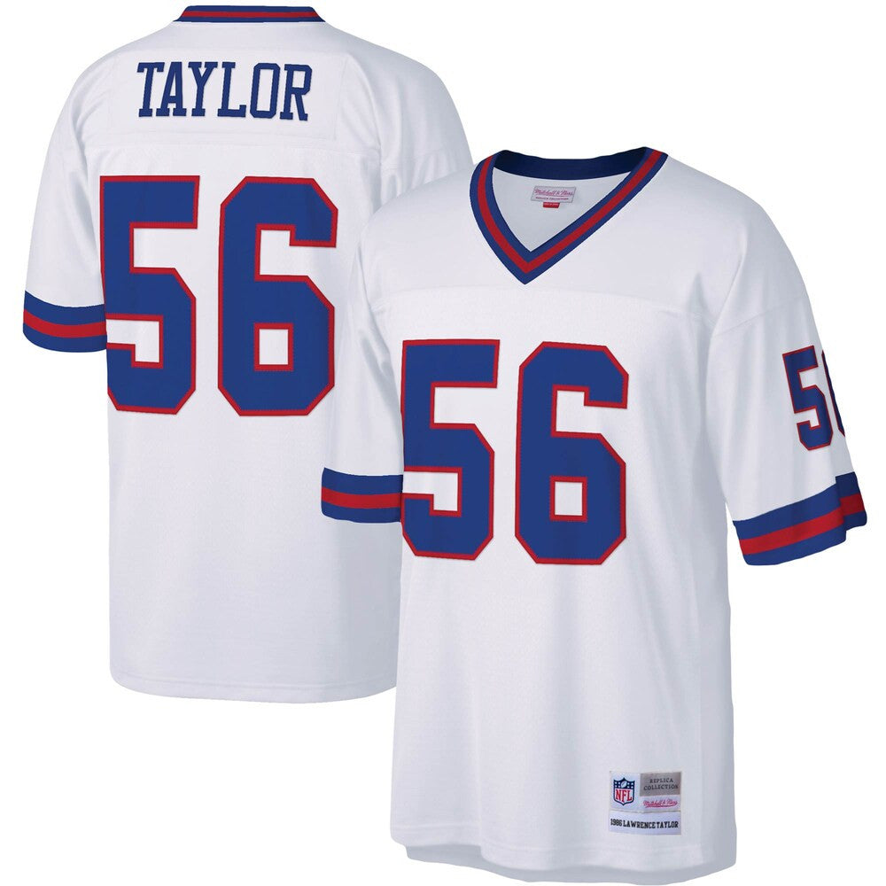 Men’S New York Giants Lawrence Taylor Mitchell & Ness White Legacy ...