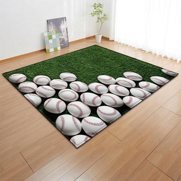 Baseball On Green Grass Design Area  &hellip;