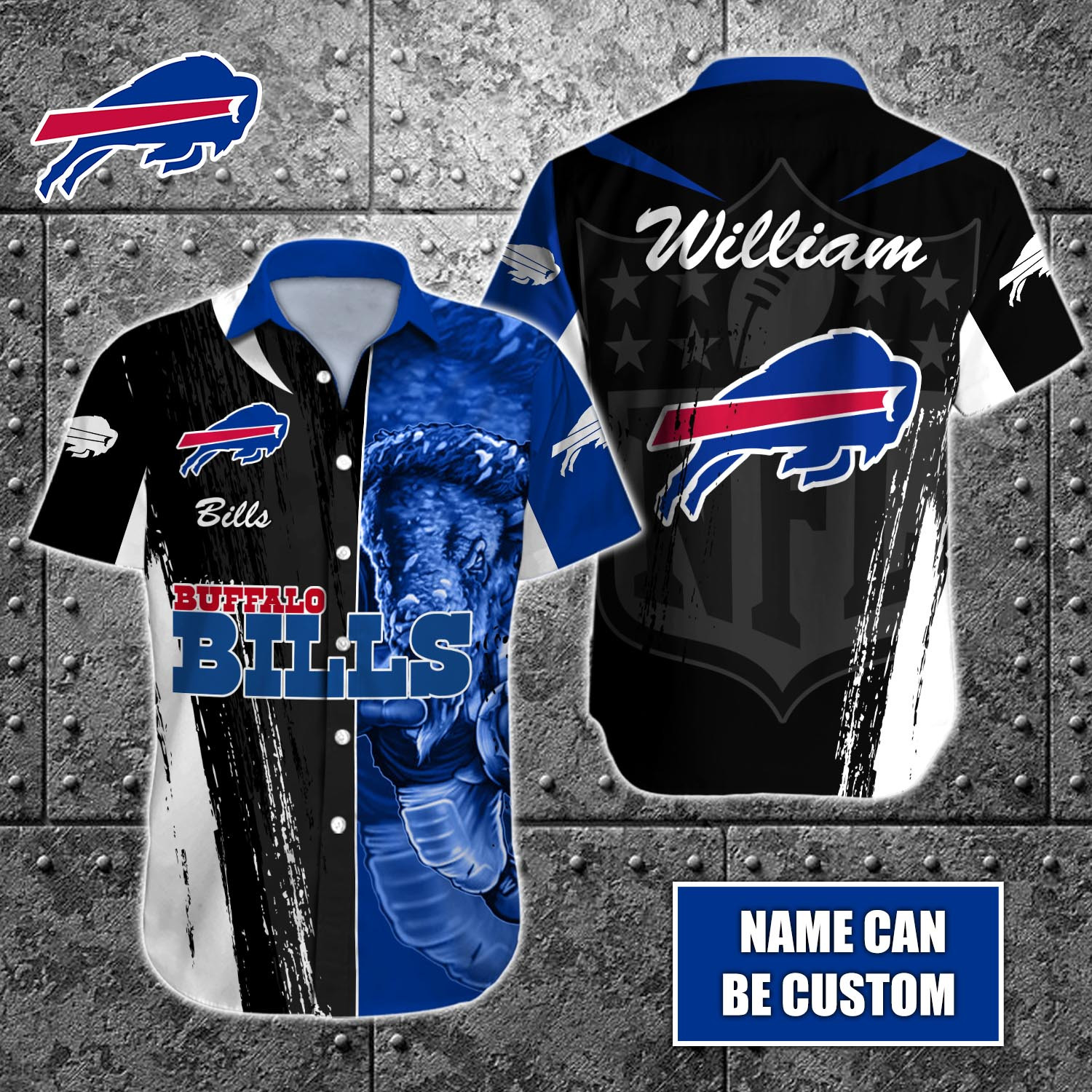 Buffalo Bills Nfl-Hawaiian Shirt Custom T-40919