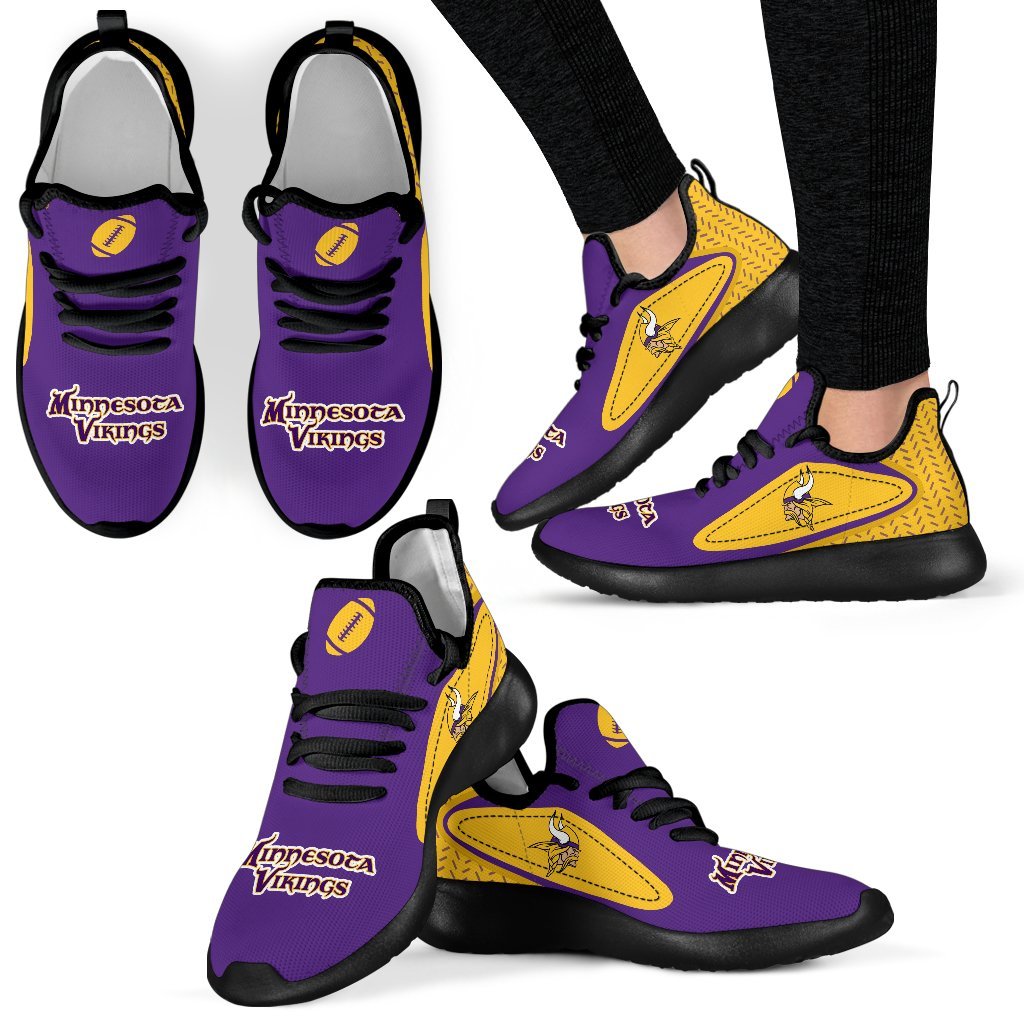 Colorful React Minnesota Vikings Mesh Knit Sneakers