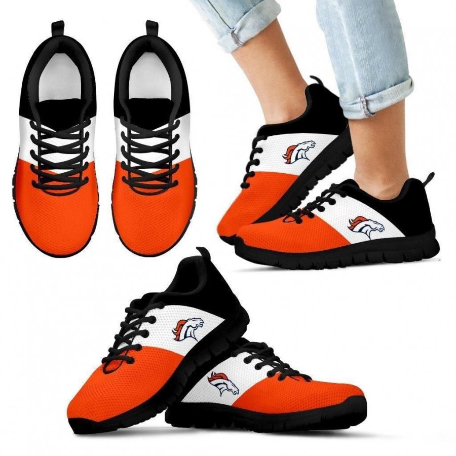 Separate Colours Section Superior Denver Broncos Sneakers #206