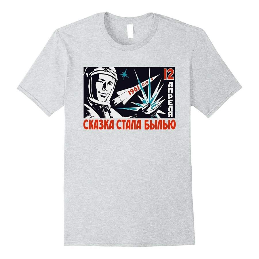 Yuri Gagarin – Vintage Soviet Space Propaganda Shirt