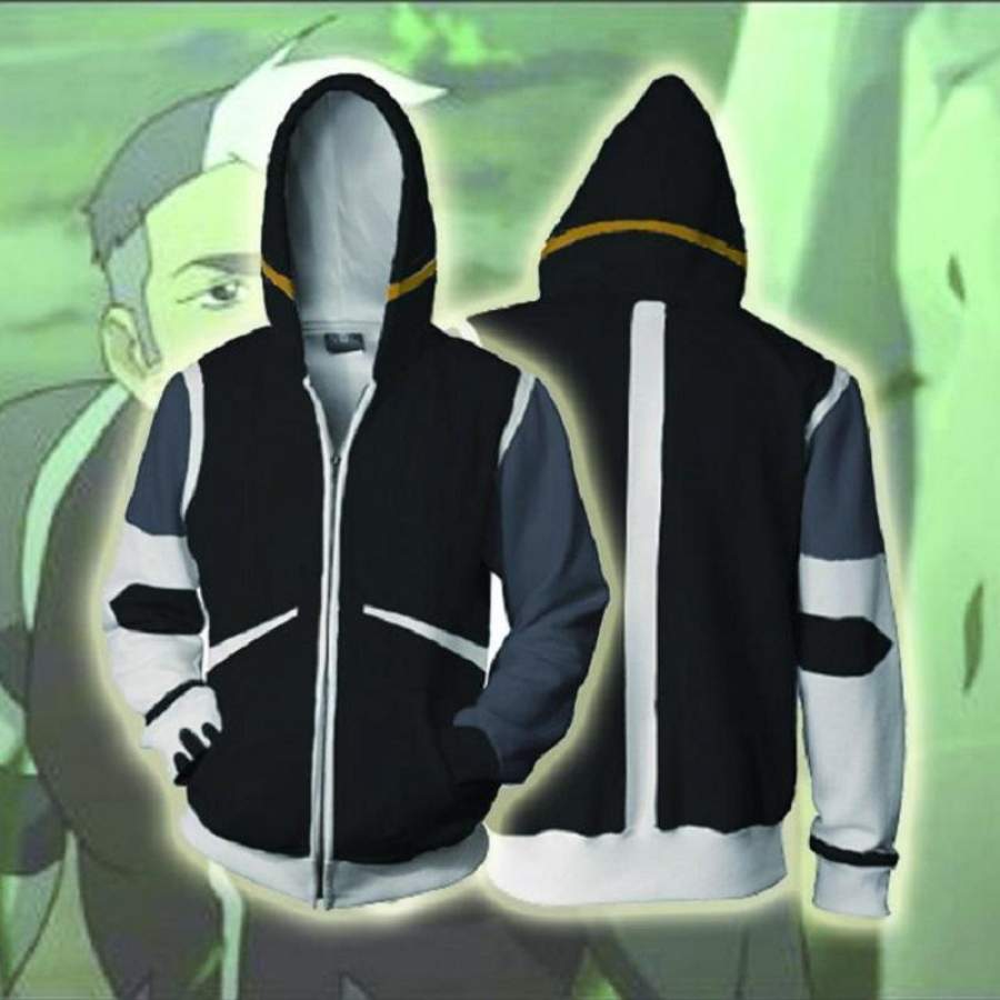 Voltron Hoodies – Legendary Defender Shiro Takashi Zip Up Hoodie OTA526