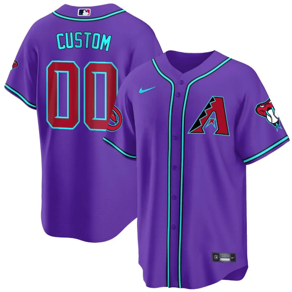 Arizona Diamondbacks 2024 Cool Base Custom Jersey V2 – All Stitched